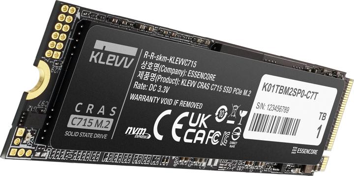 Immagine prodotto Klevv 1 TB C715 M.2 2280 PCIe Gen3 NVMe (1000 GB, M.2, M.2 2280)