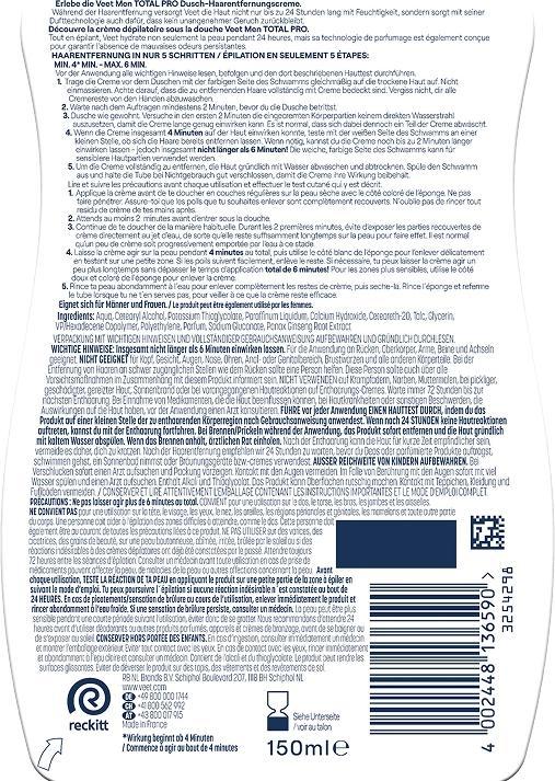 Produktbild Veet Dusch Haarentfernungs-Gel (150 ml, 1 x, 190 g)