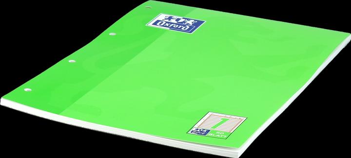 Produktbild Oxford Arbeitsblätterblock, A4, Lineatur 1 (A4, Liniert, Harter Einband)
