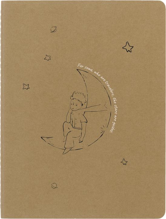 Image du produit Moleskine NB&Cahier Set Prince Lune (21 x 13 cm, Règle spéciale, Couverture rigide)