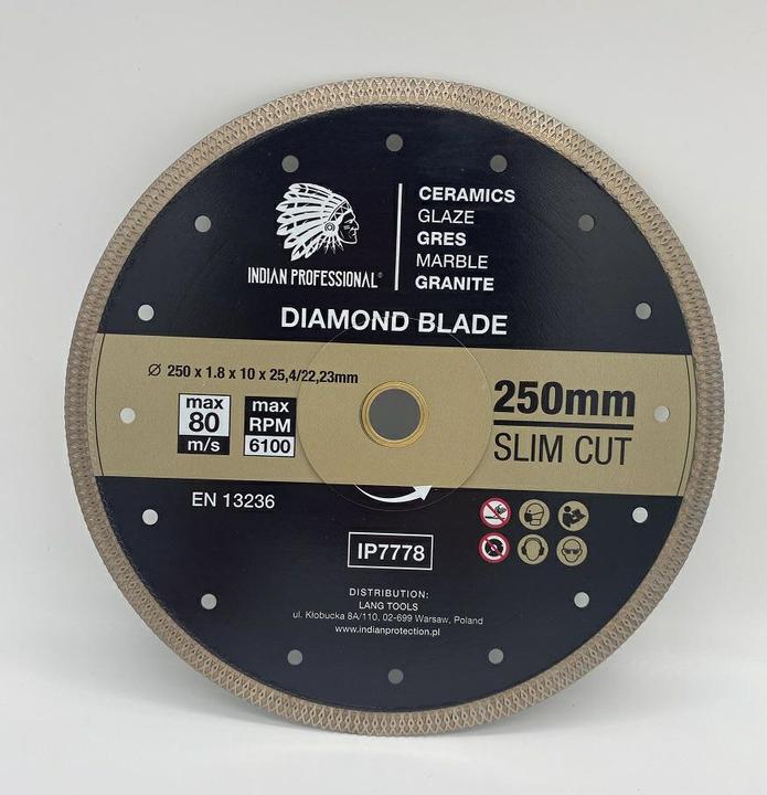 GCS Tarcza Diamentowa 250mm Slim Cut Indian Professional