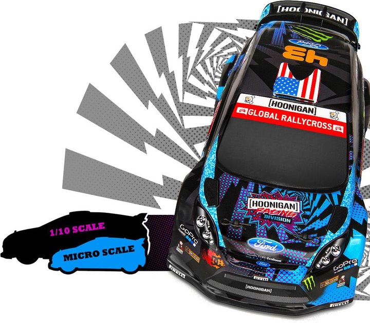 Actual product image HPI Micro RS4 Ken Block Ford Fiesta H.F.H.V. (RTR Ready-to-Run)