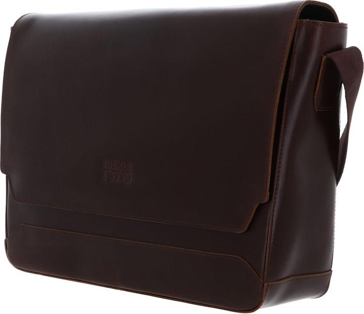 Produktbild Buckle & Seam Leder Messenger Bag Times Braun/Blau