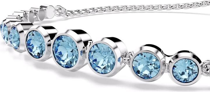 Immagine prodotto Swarovski Imber Tennis Armband Gemischte Rundschliffe Blau (24 cm, Metallo Swarovski)