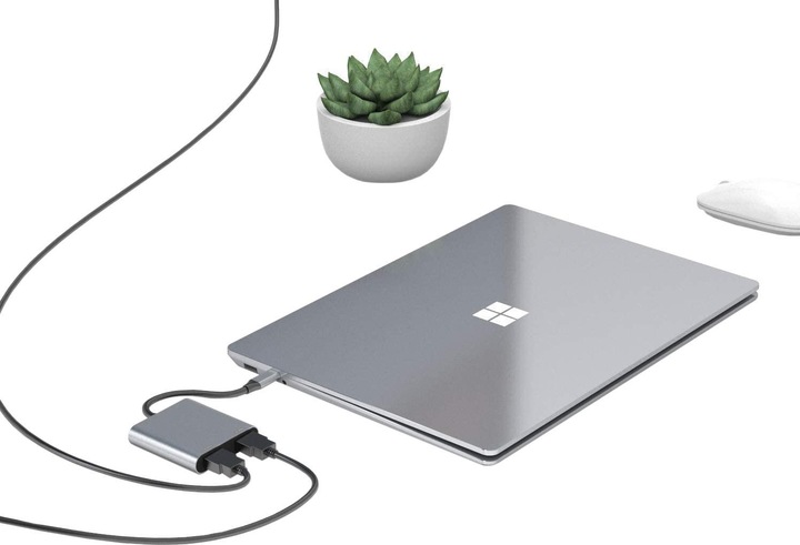 Produktbild JTI Adapter - USB-C auf 2x HDMI (USB Typ-C, 16 cm)