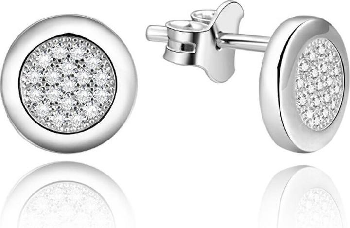 Actual product image Beneto Silver Stud Earrings AGUP1187 (L)