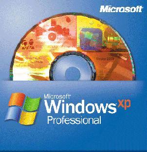 Actual product image Microsoft Windows XP Professional, deutsch, OEM, SP3
