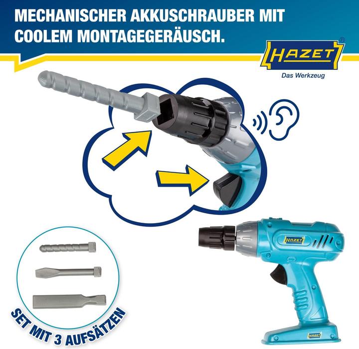 Actual product image HAZET Toy tool set JUNIORTOOL1 ∙ Number of tools: 61