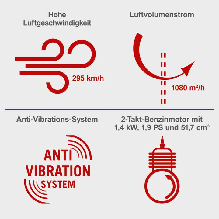 Actual product image Scheppach LB5200BP (Petrol, Leaf blower)