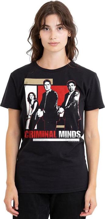 Actual product image Criminal Minds Unisex Adult Guns Drawn T-Shirt (M)