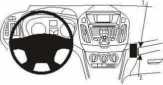 Produktbild Brodit ProClip - Angled mount