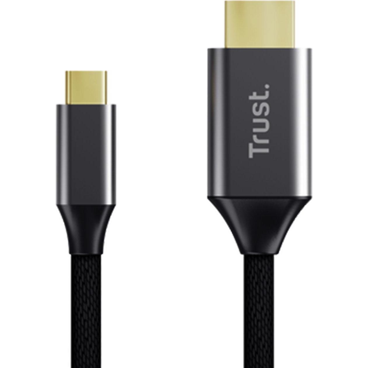 Trust CALYX USB-C to HDMI Cable 4K (2 m), Cavo video