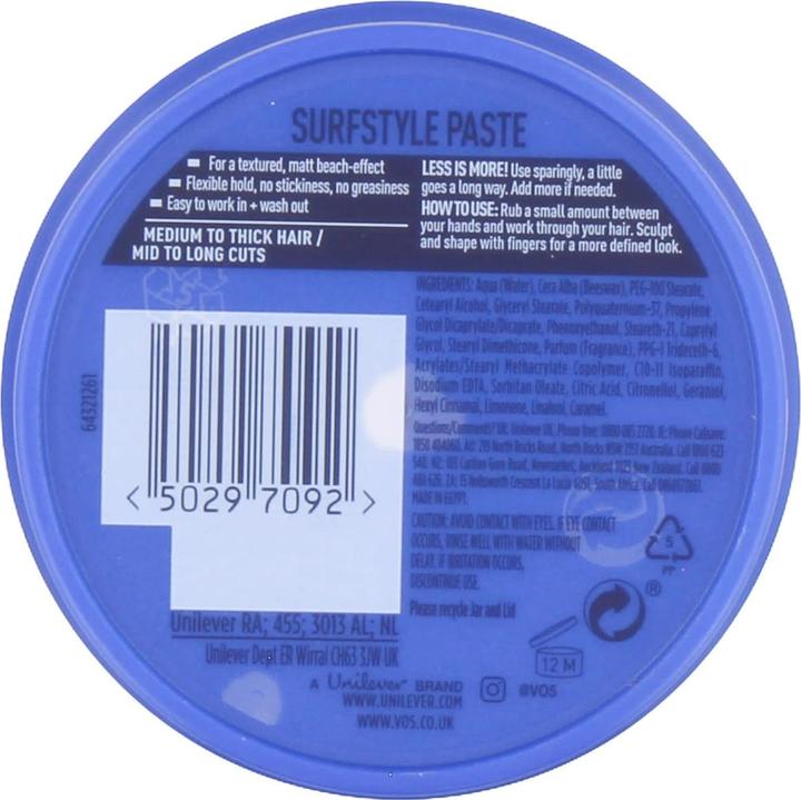 Immagine prodotto V05 VO5 Surfstyle Hair Paste 150ml (Cera per capelli, 150 ml)
