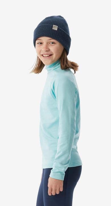 Produktbild Wedze Skiunterwäsche Funktionsshirt Kinder hoher Kragen - BL 500 türkis (116)