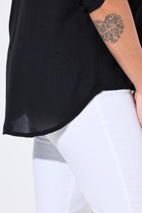 Produktbild Angel of Style Tunika, A-Linie, farbige Frottee-Sterne, 3/4-Ärmel (60)