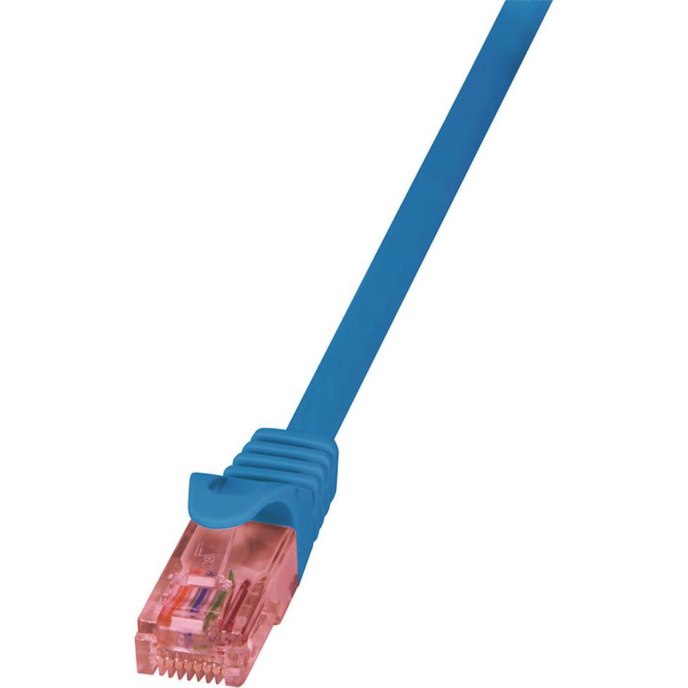 LogiLink Netzwerkkabel (U/UTP, CAT6, 0.25 m), Netzwerkkabel