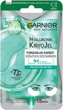 Produktbild Garnier Textile eye mask with cooling effect -7 Â°C Hyaluronic Cryo Jelly (Jelly Eye Patches) 5 g