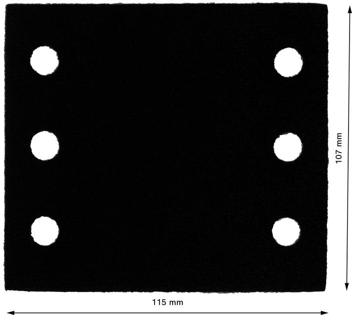 Actual product image DIY Interlayer pad saver, 115x107mm