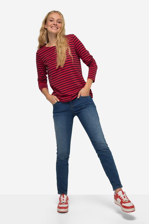 Image du produit Laurasøn Slim-Jeans, 5-Pocket, Stretch-Komfort, Saum-Umschlag (40)