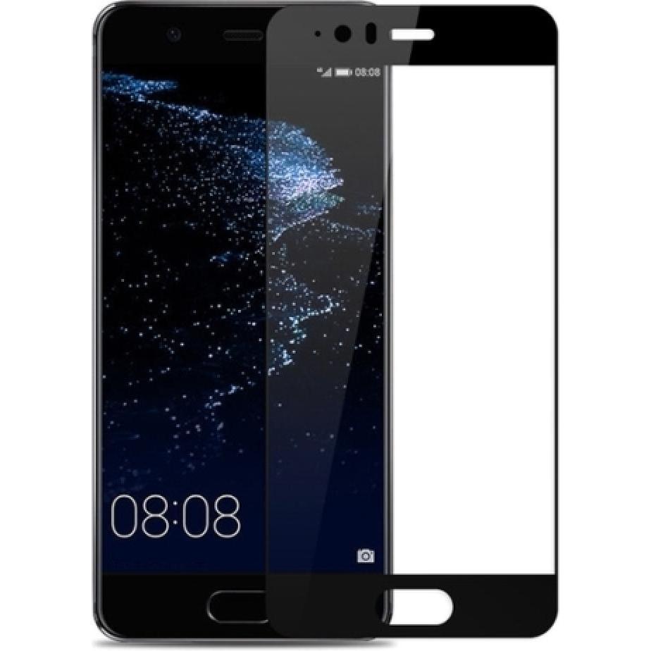 Screenguard Huawei P10 Full Screen Panzerglas Schutzfolie 2.5D 9H (1 Stück, Huawei P10), Smartphone Schutzfolie, Schwarz