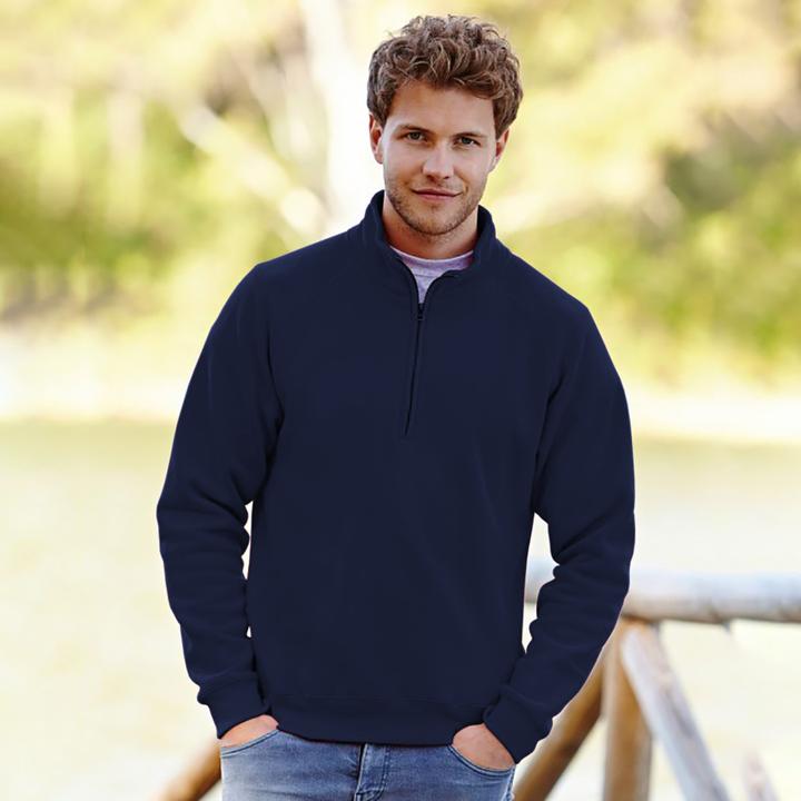 Immagine prodotto Fruit of the Loom - Felpa con chiusura a zip 1 quart - Uomo (3XL)