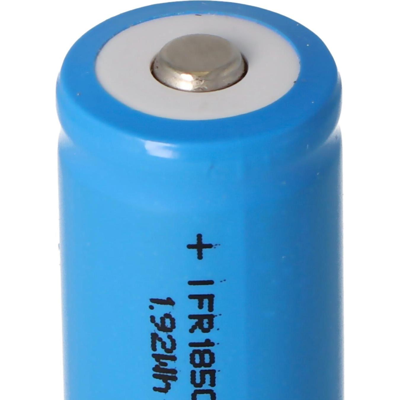 Thumbnail - EIZfan Akku IFR 18500, Button Top ungeschützt (1 Stk., 600 mAh, Akku), Akku Ladegerät