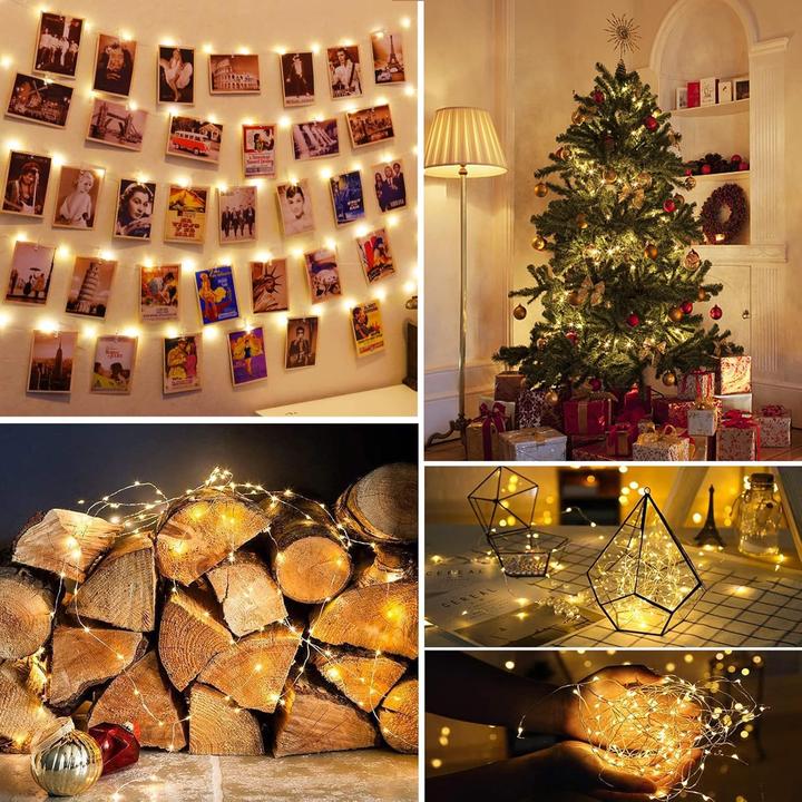 Actual product image Bowfar LED light chain (20 m)