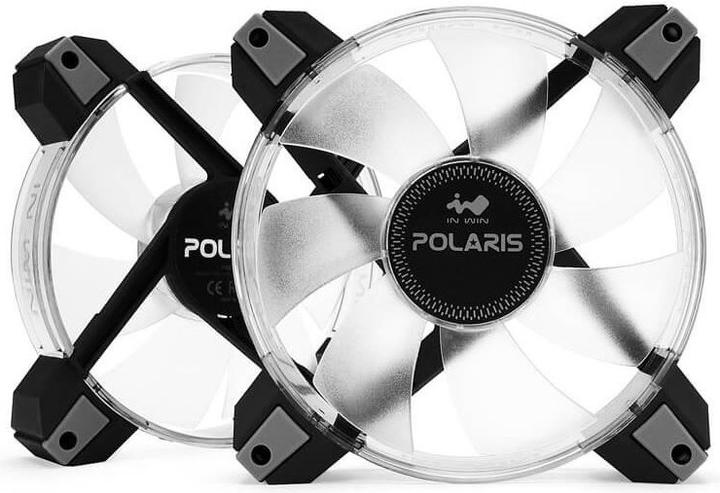 Image du produit In Win Ventilateur à LEDs RVB Polaris - Pack double (120 mm, 1x)