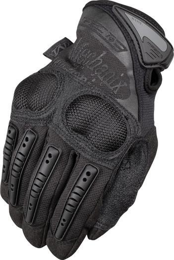 Actual product image Mechanix Wear Gloves Mechanix M-Pact® 3 Covert black size 9 / M. Velcro, TrekDry®, faux leather, palm, teeth, Armo (9, M)