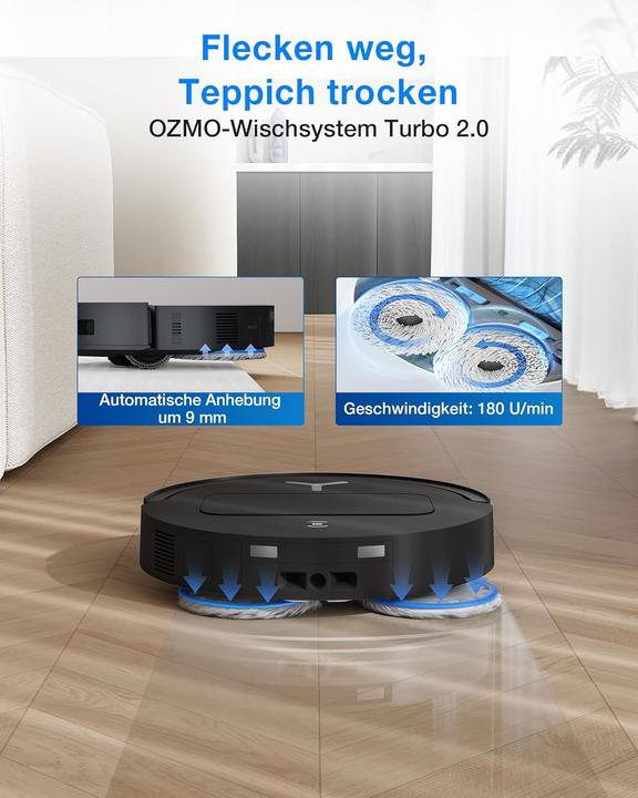 Image du produit Ecovacs DEEBOT T50 OMNI Gen3 (25000 Pa, Tampons d'essuyage (rotatifs))