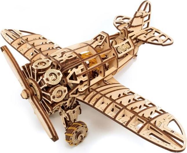 Actual product image Eco Wood Art Aircraft