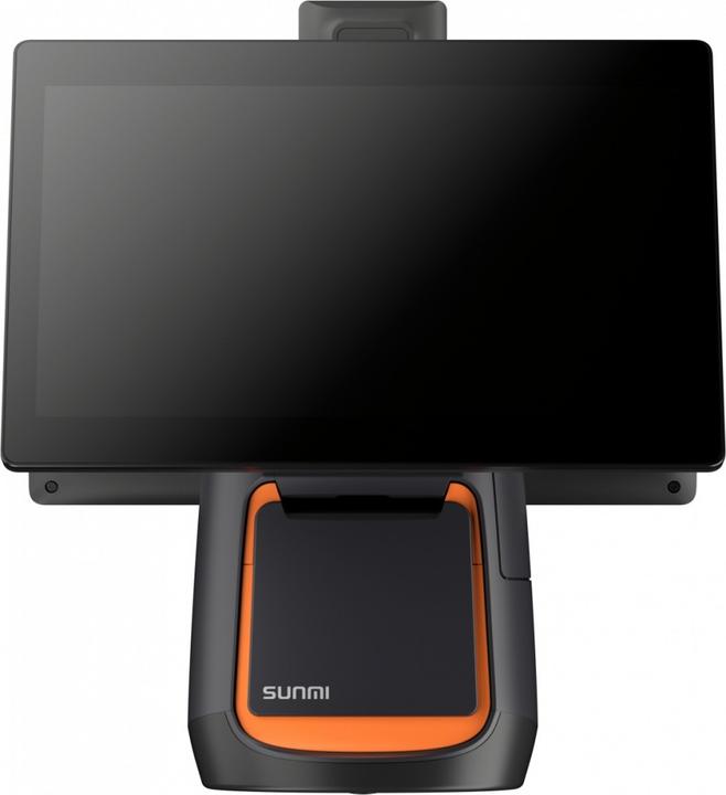 Actual product image Sunmi T2s, 39.6cm (15.6"), VFD, Android, black, orange POS system, retail, touchscreen, capacitive,...