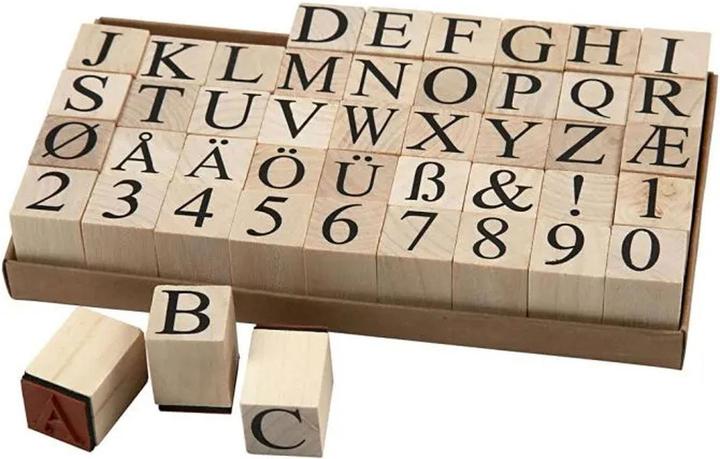 Creativ Company Set Buchstaben/Zahlen 45-teilig
