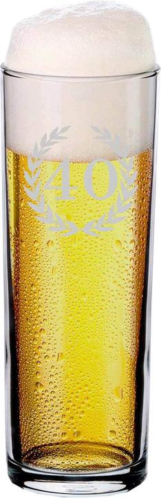 Image du produit Luxentu Kölschglas / Kölner Stange mit Gravur 40. Jubiläum (0.20 l, 1 x)