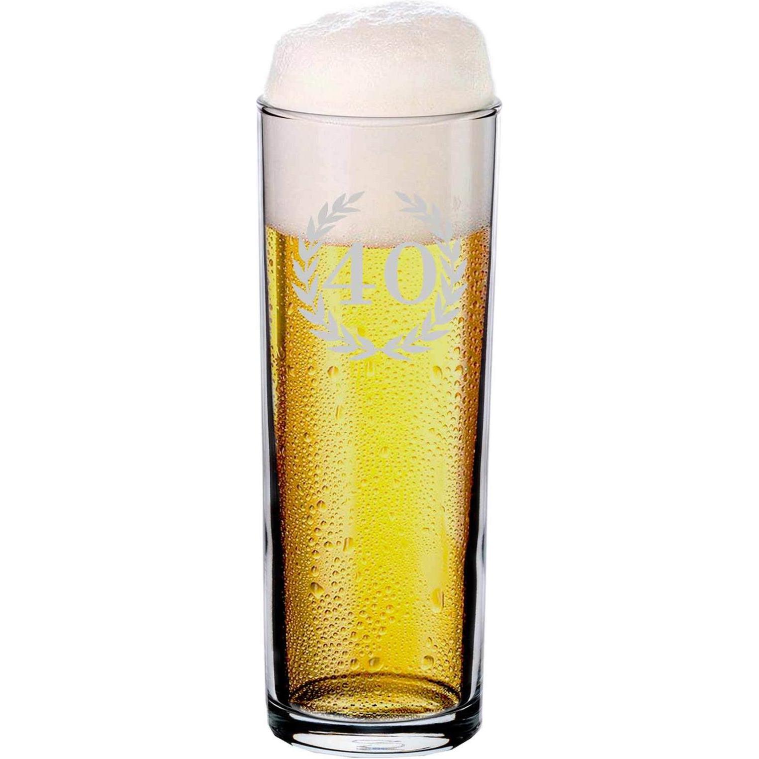 Thumbnail - Luxentu, Biergläser, Kölschglas / Kölner Stange mit Gravur 40. Jubiläum (0.20 l, 1 x)