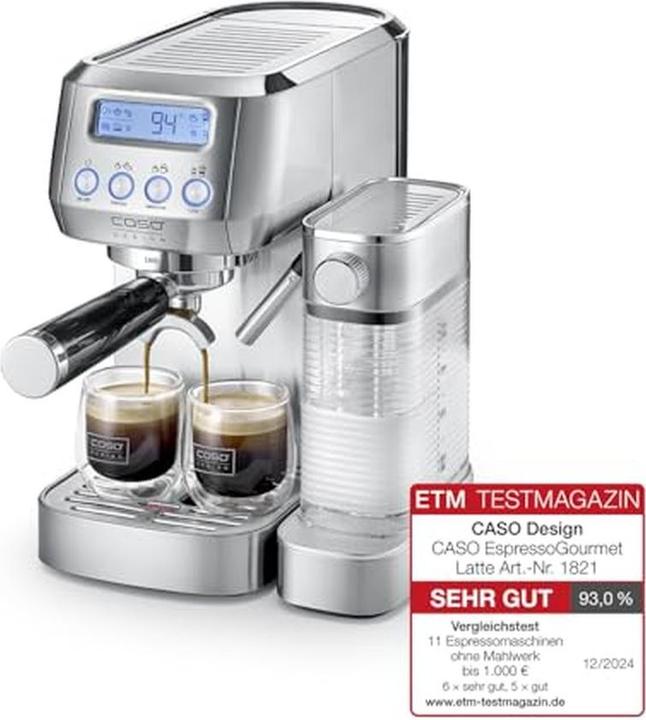 Productafbeelding Caso Espresso Gourmet Latte portafiltermachine