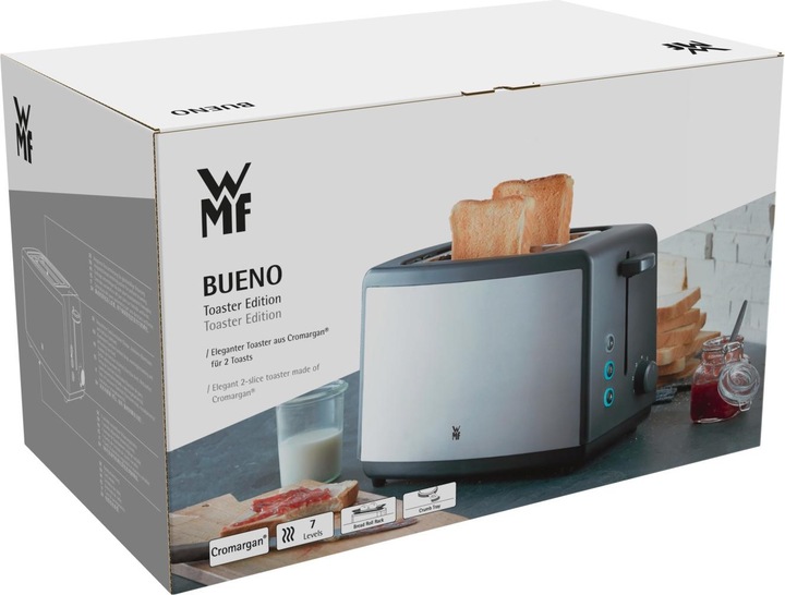 Produktbild WMF Bueno Edition Toaster / Doppelschlitz Toaster mit Brötchenaufsatz