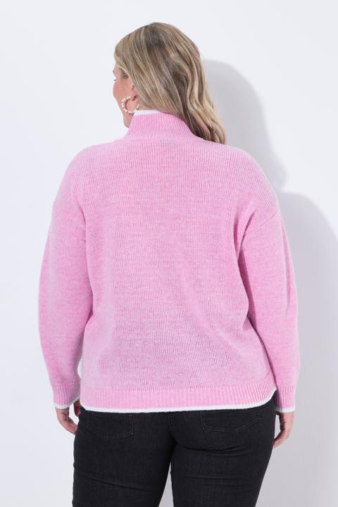 Produktbild Miamoda Pullover, gesticktes Herz, Stehkragen (42, 44)