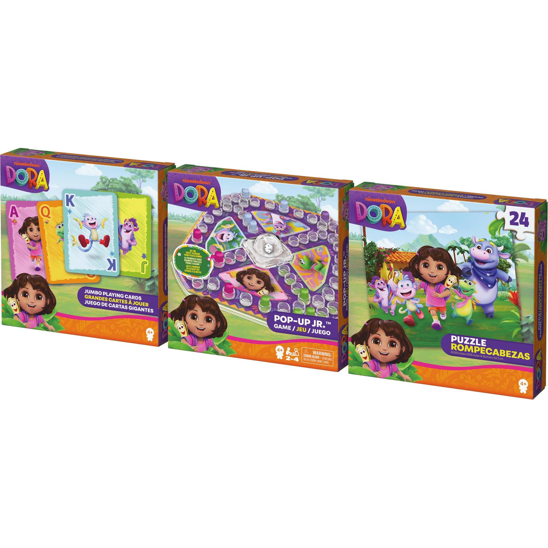 Spin Master Dora Spiele & Puzzle Pack Popup Game