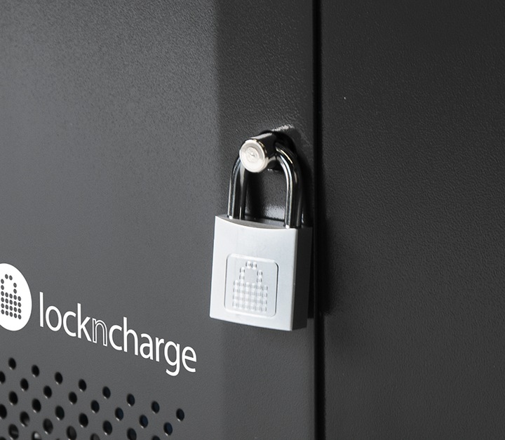 Actual product image LocknCharge iQ 10 Charging Station USB-C PD for iPad/Tablet UK/EU