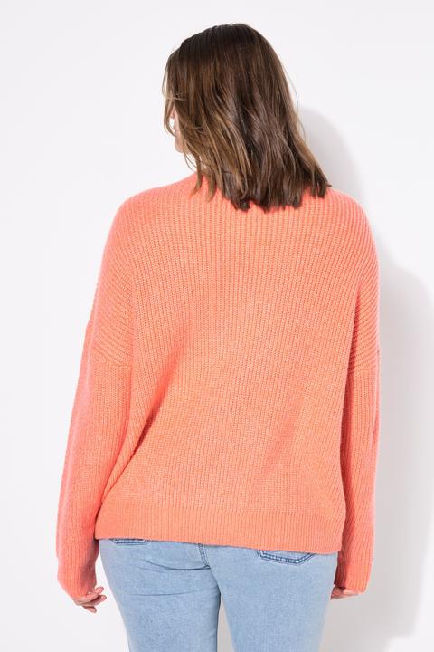 Actual product image Studio Untold Oversized Long Sleeve Ribbed Knit Sweater (56)