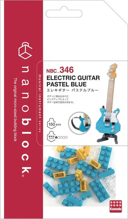 Produktbild Nanoblock Mini Electric Guitar Blue