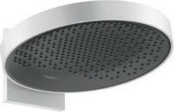 Produktbild hansgrohe Rainfinity 1jet Kopfbrause mit Brausearm : Farbe - Matt White (1 Strahlarten, 21 l/min)