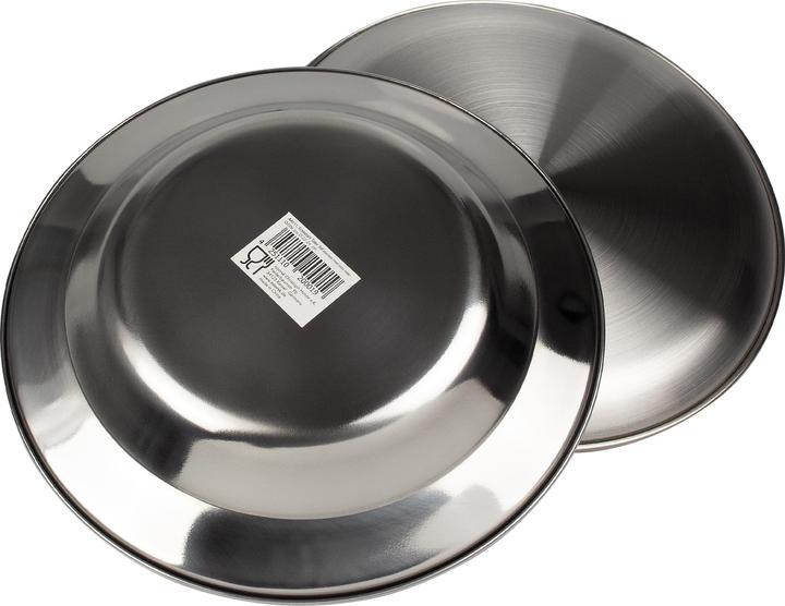 Image du produit Black Snake Set d'assiettes en acier inoxydable