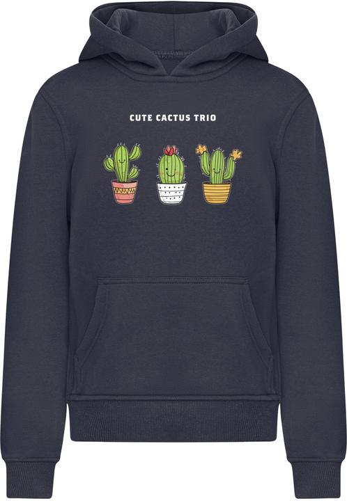Image du produit Merchcode Kids Cute Cactus Trio - Basic Hoody - 185341 (122, 128)