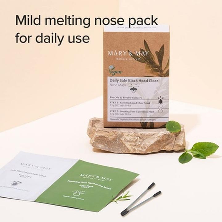 Produktbild Mary&May MARY & MAY - Daily Head Clear Nose Mask 10 pcs