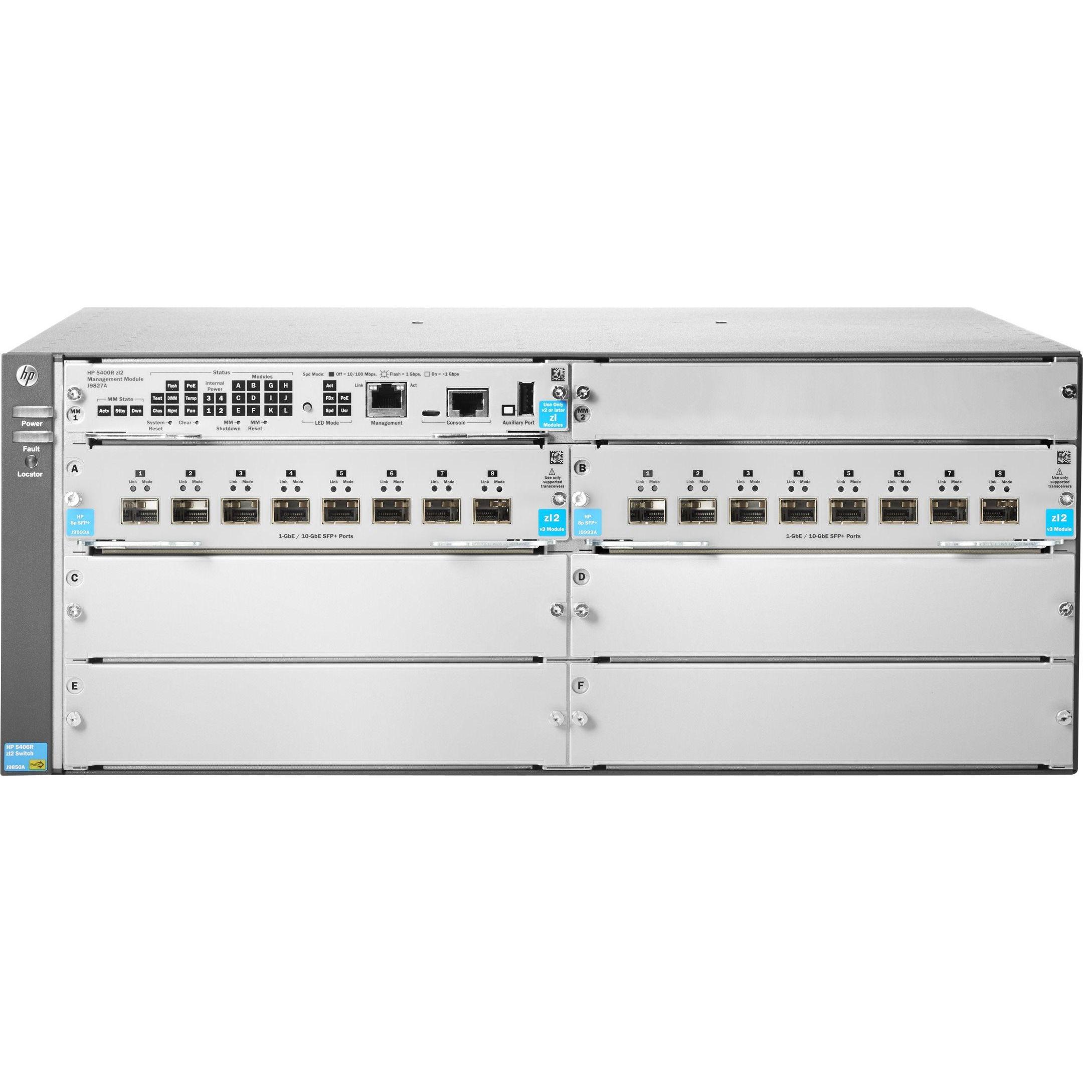 HPE 5406R (16 Ports), Netzwerk Switch, Silber
