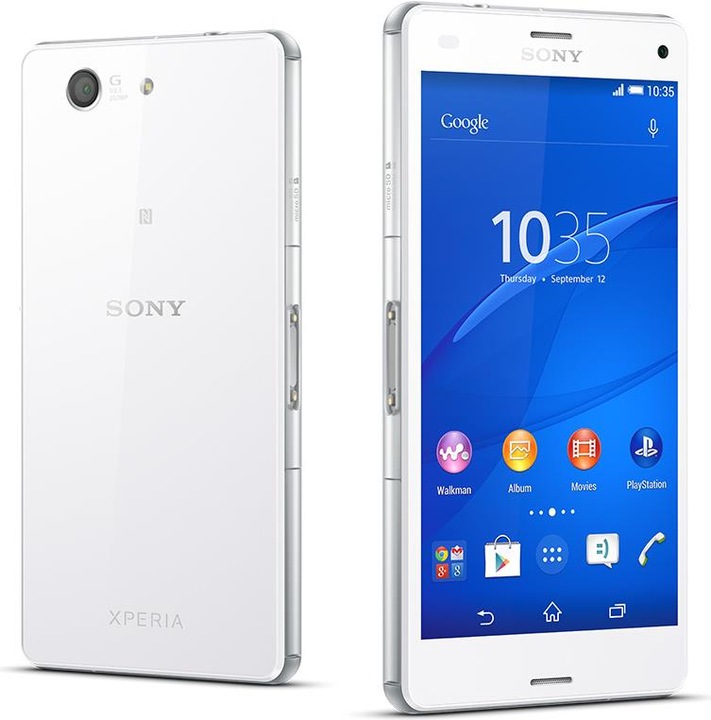 Sony Xperia Z3 Compact (16 GB, White, 4.60", Single SIM, 20.70 Mpx, 4G)