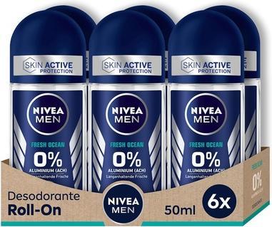 Produktbild NIVEA MEN Fresh Ocean Deo Roll-On 50ml (Roll-on, 50 ml)
