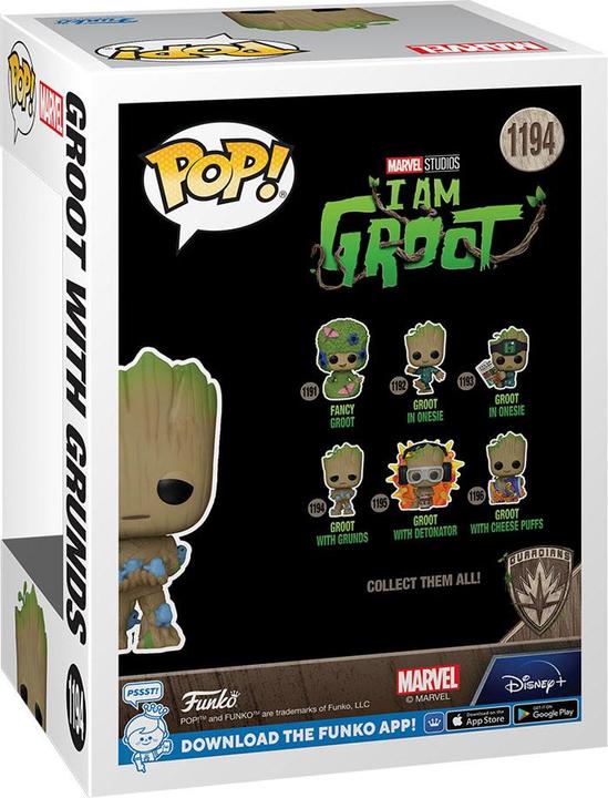 Immagine prodotto Funko POP Marvel I am Groot - Groot with Grunds